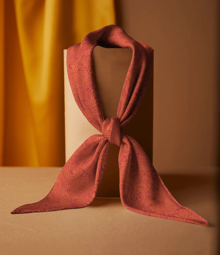 Luxe Poly-Satin Printed Headscarf – Silky Smooth, Lightweight & Fade-Proof
