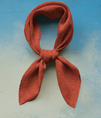 Luxe Poly-Satin Printed Headscarf – Silky Smooth, Lightweight & Fade-Proof