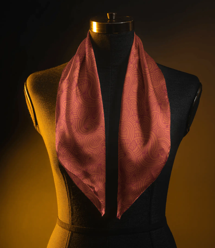 Luxe Poly-Satin Printed Headscarf – Silky Smooth, Lightweight & Fade-Proof